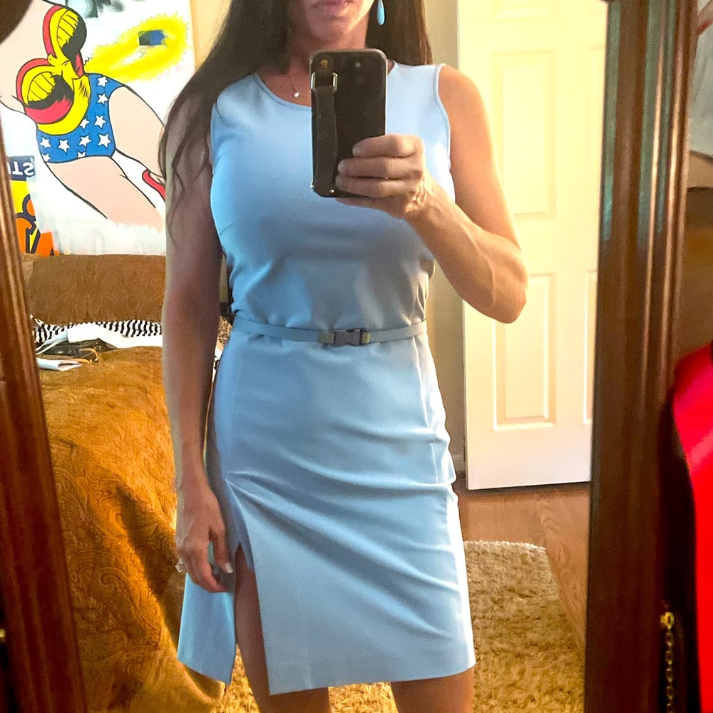 PRADA Blue Dress Size 42